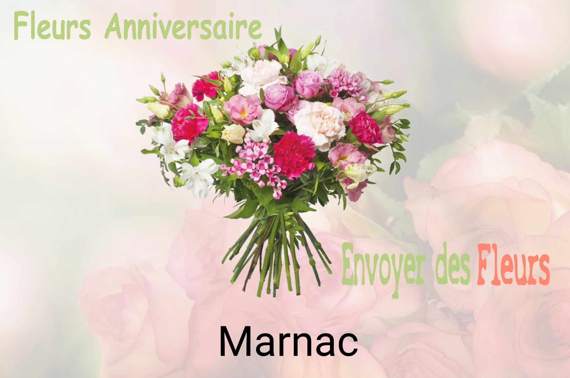 Bouquet de fleurs d’anniversaire livré à Marnac